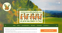 Desktop Screenshot of cancoillottefolk.com